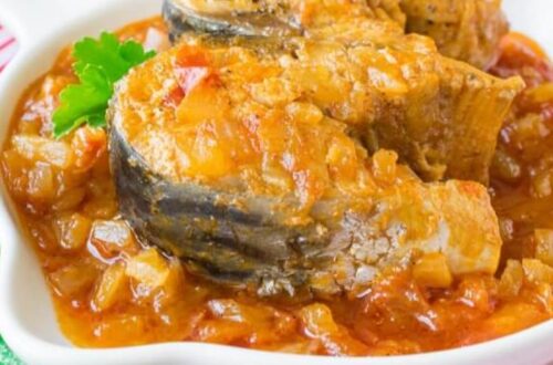 Caballa en escabeche