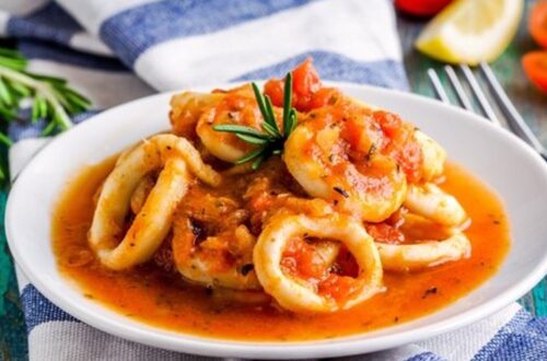 Calamares encebollados, la receta de la abuela