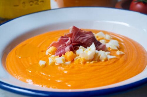 Salmorejo cordobés casero, receta tradicional