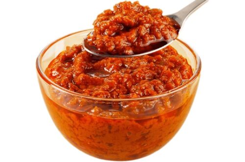 Pesto rojo casero