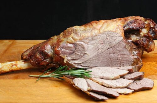 Pierna de cordero al horno