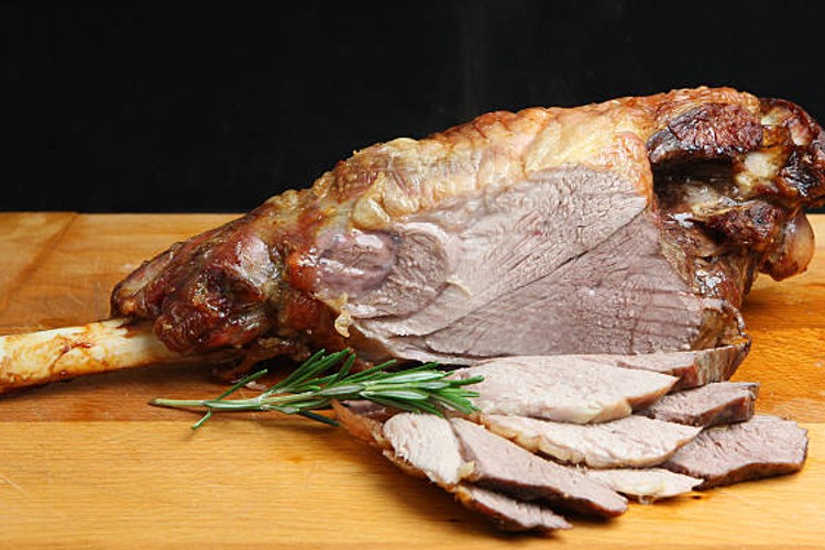 Pierna de cordero al horno