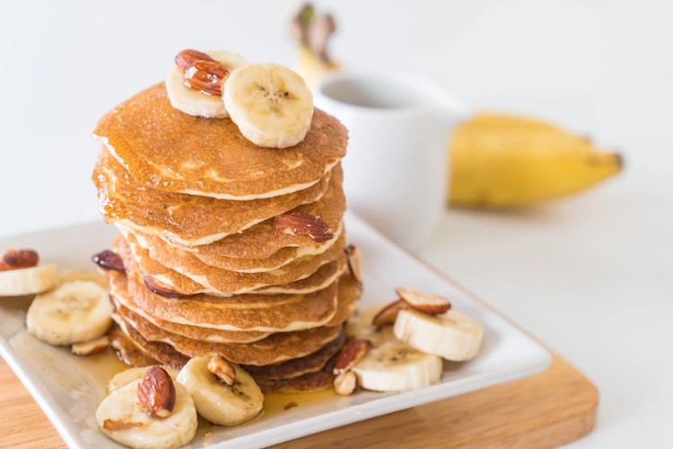 Tortitas de avena y plátano. Receta saludable y fácil