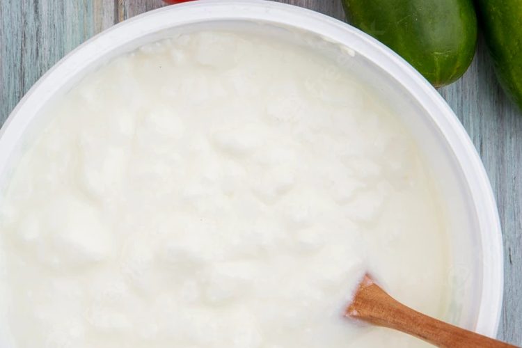 Ingredientes para la salsa tzatziki